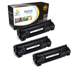 Catch Supplies Replacement Canon 3500B001AA Standard Yield Laser Printer Toner Cartridges - Three Pack