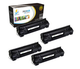 Catch Supplies Replacement Canon 3500B001AA Standard Yield Laser Printer Toner Cartridges - Four Pack