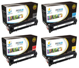 Catch Supplies Replacement Canon 6273B001AA,6271B001AA,6270B001AA,6269B001AA Standard Yield Laser Printer Toner Cartridges - Four Pack