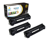 Catch Supplies Replacement Canon 9435B001AA Standard Yield Laser Printer Toner Cartridges - Three Pack