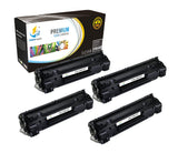 Catch Supplies Replacement Canon 9435B001AA Standard Yield Laser Printer Toner Cartridges - Four Pack