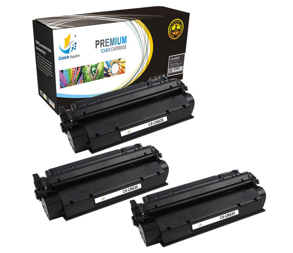 Catch Supplies Replacement Canon 7833A001AA Standard Yield Laser Printer Toner Cartridges - Three Pack