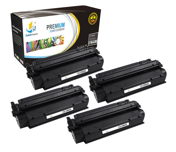 Catch Supplies Replacement Canon 7833A001AA Standard Yield Laser Printer Toner Cartridges - Four Pack