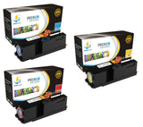 Catch Supplies Replacement Dell 331-0777,331-0780,331-0779 Standard Yield Laser Printer Toner Cartridges - Three Pack