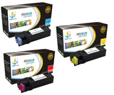 Catch Supplies Replacement Dell 331-0716,331-0717,331-0718 Standard Yield Laser Printer Toner Cartridges - Three Pack