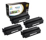 Catch Supplies Replacement HP C7115X High Yield Black Toner Cartridge Laser Printer Toner Cartridges - Four Pack