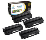 Catch Supplies Replacement HP Q2624X High Yield Black Toner Cartridge Laser Printer Toner Cartridges - Four Pack