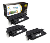 Catch Supplies Replacement HP C4127X High Yield Black Toner Cartridge Laser Printer Toner Cartridges - Three Pack