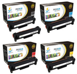 Catch Supplies Replacement HP CE410X,CE411A,CE412A,CE413A High Yield Toner Cartridges Laser Printer Toner Cartridges - Five Pack