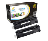 Catch Supplies Replacement HP Q5949A Standard Yield Laser Printer Toner Cartridges - Two Pack