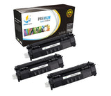 Catch Supplies Replacement HP Q5949A Standard Yield Laser Printer Toner Cartridges - Three Pack