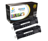 Catch Supplies Replacement HP Q5949A Jumbo Yield Black Toner Cartridge Laser Printer Toner Cartridges - Two Pack