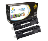 Catch Supplies Replacement HP Q5949X High Yield Black Toner Cartridge Laser Printer Toner Cartridges - Two Pack