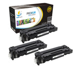 Catch Supplies Replacement HP Q7551X High Yield Black Toner Cartridge Laser Printer Toner Cartridges - Three Pack
