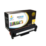 Catch Supplies Replacement HP CC531A,CC532A,CC533A Standard Yield Laser Printer Toner Cartridges - Three Pack
