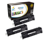 Catch Supplies Replacement HP Q7553A Standard Yield Laser Printer Toner Cartridges - Three Pack