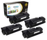 Catch Supplies Replacement HP CC364X High Yield Black Toner Cartridge Laser Printer Toner Cartridges - Four Pack