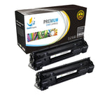 Catch Supplies Replacement HP CE278X High Yield Black Toner Cartridge Laser Printer Toner Cartridges - Two Pack