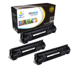 Catch Supplies Replacement HP CE278X High Yield Black Toner Cartridge Laser Printer Toner Cartridges - Three Pack