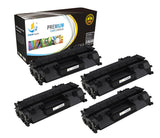 Catch Supplies Replacement HP CF280X High Yield Black Toner Cartridge Laser Printer Toner Cartridges - Four Pack