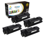 Catch Supplies Replacement HP CE390X High Yield Black Toner Cartridge Laser Printer Toner Cartridges - Four Pack