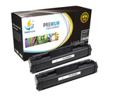 Catch Supplies Replacement HP C4092A Standard Yield Laser Printer Toner Cartridges - Two Pack