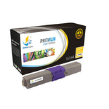 Catch Supplies Replacement Okidata 44469703, 44469702, 44469701 Standard Yield Laser Printer Toner Cartridges - Three Pack