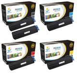 Catch Supplies Replacement Okidata 43034804,43034803,43034802,43034801 Standard Yield Laser Printer Toner Cartridges - Five Pack