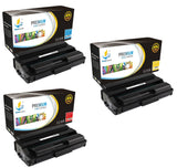 Catch Supplies Replacement Okidata 43459303,43459302,43459301 Standard Yield Laser Printer Toner Cartridges - Three Pack