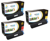 Catch Supplies Replacement Okidata 42127403,42127402,42127401 Standard Yield Laser Printer Toner Cartridges - Three Pack