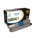 Catch Supplies Replacement Okidata 44469802,44469721,44469720,44469719 Standard Yield Laser Printer Toner Cartridges - Four Pack