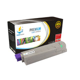 Catch Supplies Replacement Okidata 44315303,44315302,44315301 Standard Yield Laser Printer Toner Cartridges - Three Pack