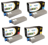 Catch Supplies Replacement Okidata 43,866,104,438,661,000,000,000,000,000,000 Standard Yield Laser Printer Toner Cartridges - Five Pack