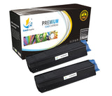 Catch Supplies Replacement Okidata 42127404 Standard Yield Laser Printer Toner Cartridges - Two Pack