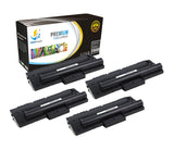 Catch Supplies Replacement Samsung ML-1710D3 Standard Yield Laser Printer Toner Cartridges - Four Pack