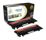 Catch Supplies Replacement Samsung CLT-K406S Standard Yield Laser Printer Toner Cartridges - Two Pack
