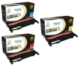 Catch Supplies Replacement Samsung CLT-C407S,CLT-M407S,CLT-Y407S Standard Yield Laser Printer Toner Cartridges - Three Pack