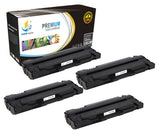 Catch Supplies Replacement Samsung MLT-D105S Standard Yield Laser Printer Toner Cartridges - Four Pack