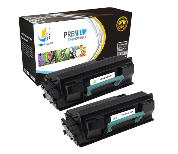 Catch Supplies Replacement Samsung MLT-D203E High Yield Black Toner Cartridge Laser Printer Toner Cartridges - Two Pack