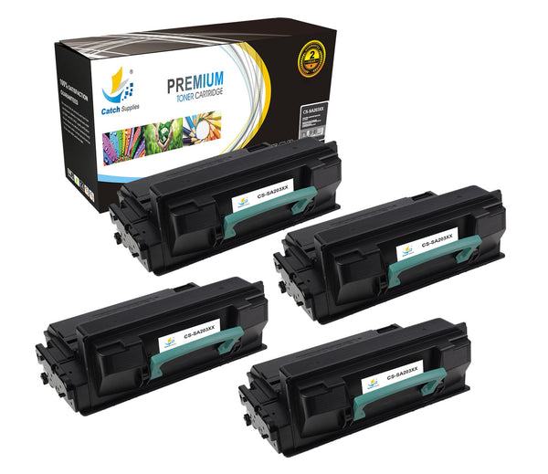 Catch Supplies Replacement Samsung MLT-D203E High Yield Black Toner Cartridge Laser Printer Toner Cartridges - Four Pack