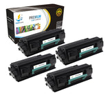 Catch Supplies Replacement Samsung MLT-D203L High Yield Black Toner Cartridge Laser Printer Toner Cartridges - Four Pack