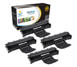 Catch Supplies Replacement Samsung SCX-D4725A Standard Yield Laser Printer Toner Cartridges - Four Pack