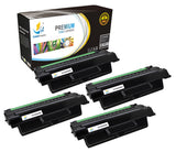 Catch Supplies Replacement Samsung SCX-D5530B Standard Yield Laser Printer Toner Cartridges - Four Pack