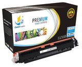 Catch Supplies Replacement HP CE310A, CE311A, CE312A, CE313A Standard Yield Laser Printer Toner Cartridges - Four Pack
