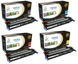 Catch Supplies Replacement HP Q6470A,Q6471A,Q6472A,Q6473A Standard Yield Laser Printer Toner Cartridges - Four Pack