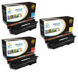 Catch Supplies Replacement HP CE401A,CE402A,CE403A, Standard Yield Laser Printer Toner Cartridges - Three Pack