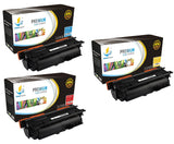 Catch Supplies Replacement HP CF031A,CF032A,CF033A Standard Yield Laser Printer Toner Cartridges - Three Pack