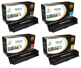 Catch Supplies Replacement HP CE270A,CE271A,CE272A,CE273A Standard Yield Laser Printer Toner Cartridges - Four Pack