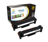 Catch Supplies Replacement HP CC530A Standard Yield Laser Printer Toner Cartridges - Two Pack