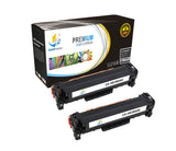 Catch Supplies Replacement HP CF380A Standard Yield Laser Printer Toner Cartridges - Two Pack